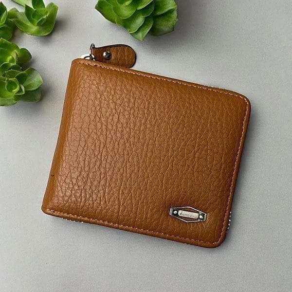 Men Mini Cow Leather Wallet