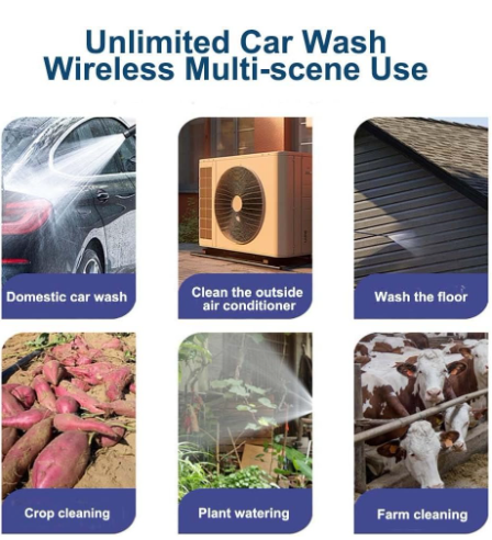 Pressure Washer For Car (Double Battery)