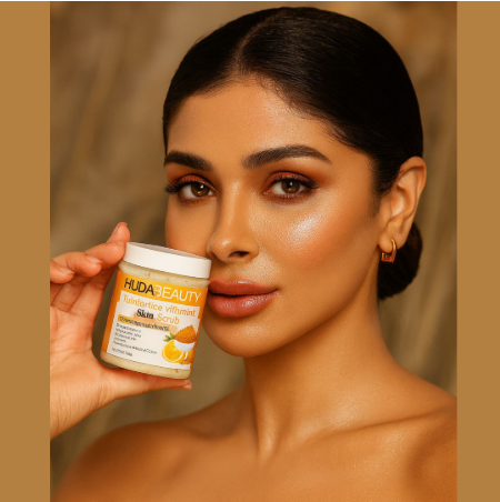 Huda Beauty Turmeric + Vitamin C Skin Scrub