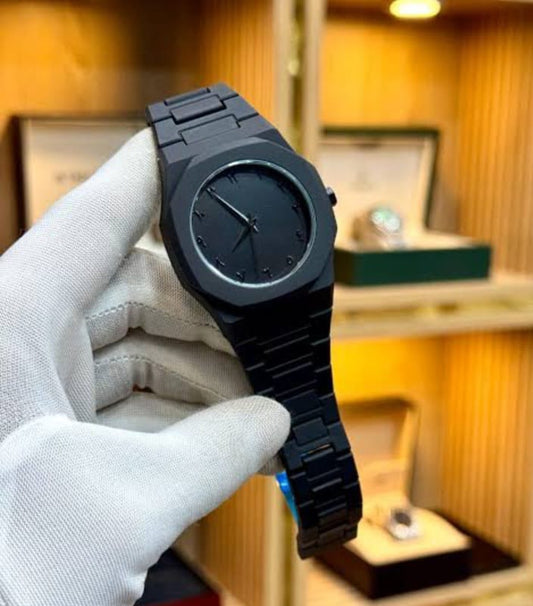 Black Arabic Aura Watch