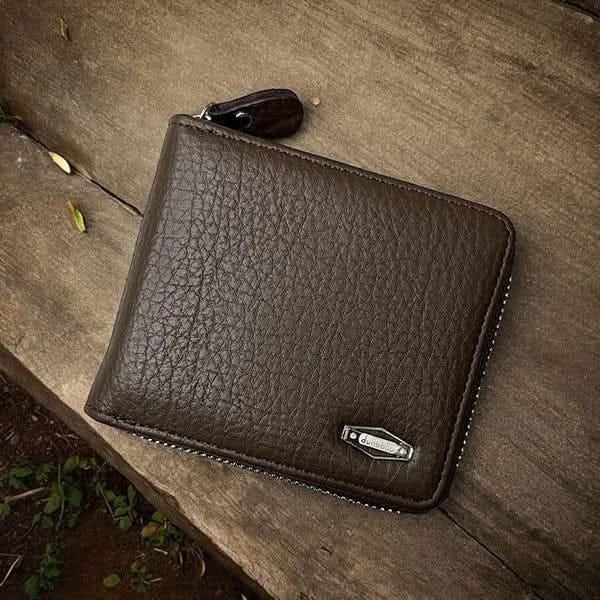 Men Mini Cow Leather Wallet