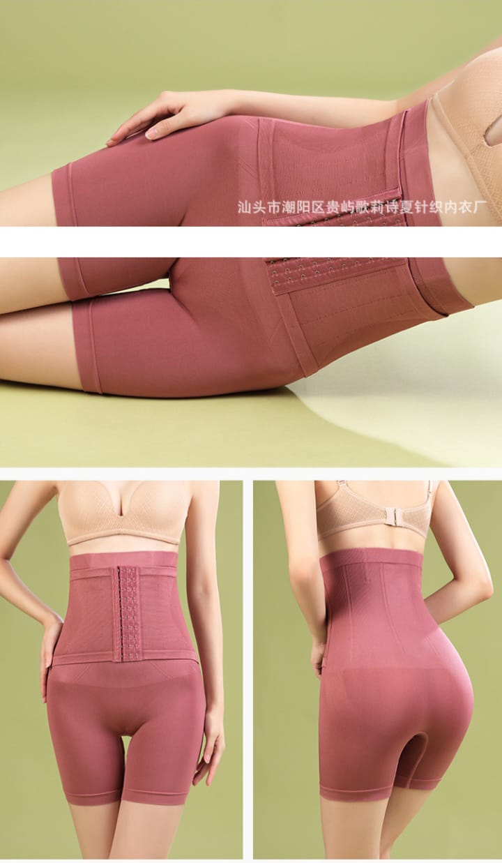 Double Layer Body Shaper High Waist Seamless Shapewear Shorts for Women & Girls – Tummy Control Slimming Body Shaper, Non-See-Through Stretchy Boxer Panties, Women Body Shaper Tummy Timmer Plus Size Under Dress Leggings