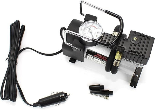 12 Volt Portable Electric Car Air Pump Car Air Compressor Car Ty